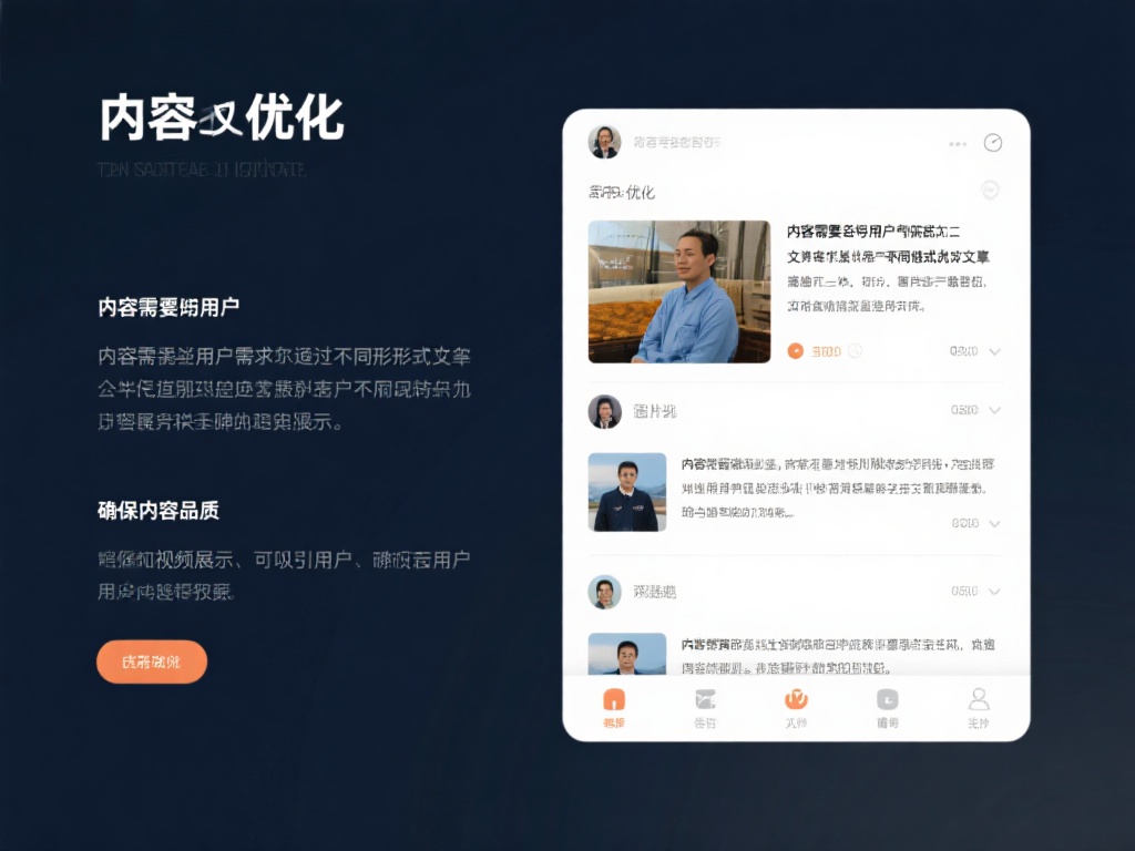 内容优化：内容需契合用户需求，通过不同形